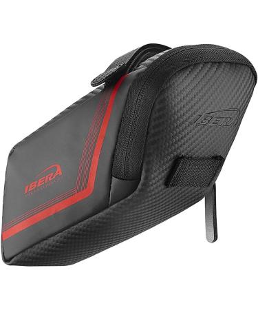 Ibera 1L Saddle Bag - Water-Resistant Bike Bag in Multiple Colors - Fits All Bike Seats - Taillight Compatible - Buy Online on GoSupps.com