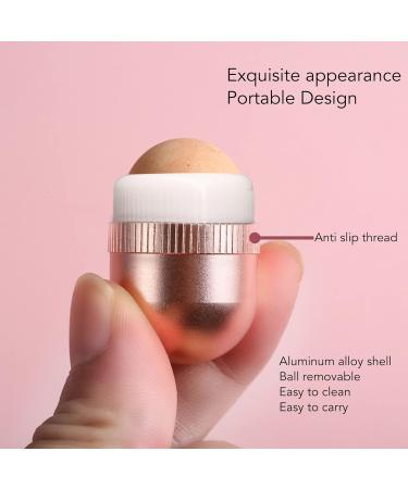 Shanrya Oil Control Roller Reusable OilAbsorbing Volcanic Facial Roller with Removable Balls Oily Skin Care for the Office - Buy Online on GoSupps.com