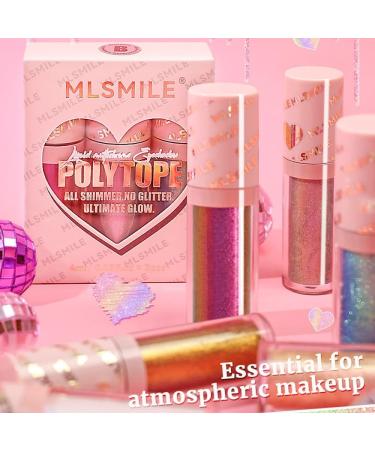  Beliky Girl Chameleon Glitter Liquid Eyeshadow Metallic and Shimmering Multi-Color Liquid Eyeshadow Long Lasting Quick Dry Holographic and Shiny - Buy Online on GoSupps.com