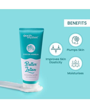 Cocoa Vanilla Butter Body Lotion | Deeply Nourishing & Hydrating | For All Skin Types | Men & Women - Shop Now - Buy Online on GoSupps.com