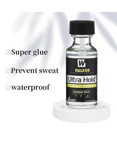 Wig Glue Hair Bonding Glue Bold Hold Lace Glue Lace Glue Wig Glue Lace Front Comes with 2 Hair Nets and 1 Glue Application Tool Easy to Use Waterproof Latex-Free and Oil-Resistant (15ml) - Buy Online on GoSupps.com