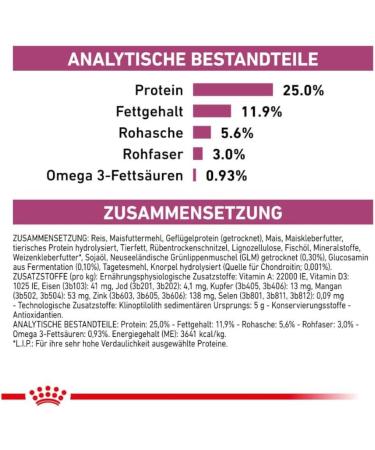 Royal Canin Canine Adult Mobility C2P+ Veterinary Diet Dry Dog Food - 2kg - Buy Online on GoSupps.com