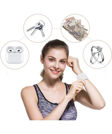 Sports Bracelet for Money Exchange & Key Holder | Zippered Gym & Workout Pocket Bag - Breathable & Versatile for Running & Cycling - Buy Online on GoSupps.com