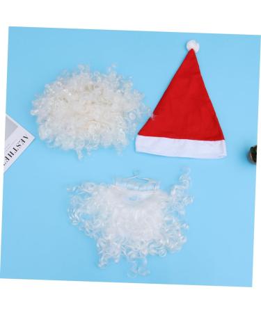 Holibanna 3pi ces Chapeau De No l Perruque De P re No l Et Ensemble De D guisement Pour Adultes Et Gar on Fille D corations - Buy Online on GoSupps.com