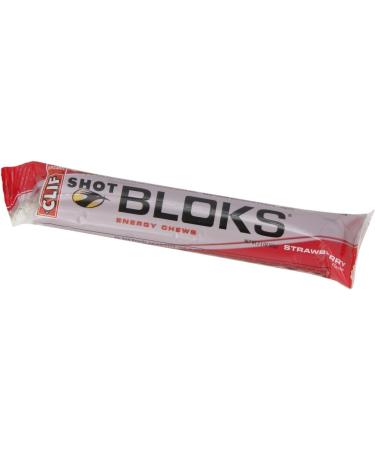  CLIF Bar Clif Bar Shot Bloks Strawberry 60g (Pack of 18) - Buy Online on GoSupps.com