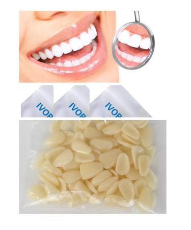 Cosmetic Dental Componeer Thin Whitening Resin Veneer Upper Anterior Teeth 50-Pcs (A2 shade)