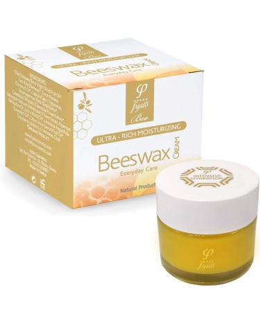 Beeswax Body Moisturiser for Dry Skin | Multipurpose Skin care Great Hand Cuticle Foot Cream Lotion Lip Balm Antifungal Nail Treatment | Relief for Itchy Cracked Sensitive Irritated Skin 50ml