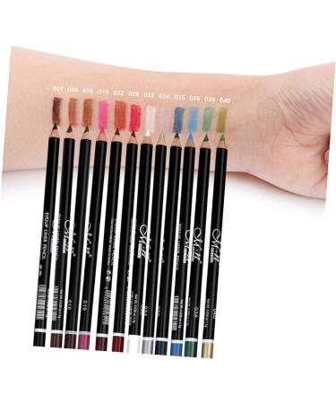 KALLORY Lip Makeup 12 Pcs Colored Eyeliners Eyeliner Pen Makeup Eyeliner Set Lip Line Make up Lip Liner Pencils - Buy Online on GoSupps.com