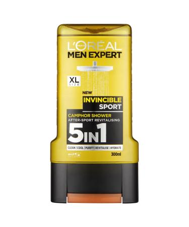 L'Oreal 5In1 Men Expert Invincible Sport Camphor After-Sport Revitalising  300 ml