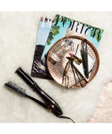 InStyler Max 1.25 Black 2-Way Rotating Iron with Sectioning Comb - Tourmaline Ceramic Barrel for Blowout Styling - Suitable for All Hair Types - Buy Online on GoSupps.com