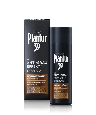 Plantur 39 Plantur 39 Anti-Gray Shampoo 200ml - For warm tones and brown hair - Gradually covers gray hair without coloring - Caffeine shampoo for women with strong hair