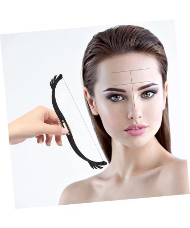 Healeved 4pcs Eyebrow Bleaching Kit Eyebrow Guide Ruler Brow Ruler Stencils Aluminum Alloy - Buy Online on GoSupps.com