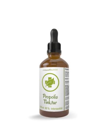 Real propolis tincture 40 % - high -quality propolis drop 100 ml - natural product without auxiliary and additives - practical pipette - simple dosage - from Germany - Buy Online on GoSupps.com