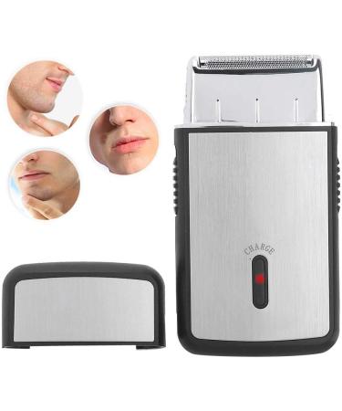 Men's Foil Shaver - USB Rechargeable Electric Shaver for Home Travel & Camping | Hair & Beard Trimmer with Cleaning Brush - Buy Online on GoSupps.com