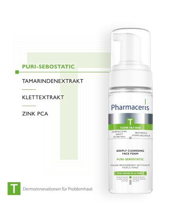 Pharmaceris T-Zone Cleansing Foam for Oily Skin | Restores Hydro-Balance | 5.0 oz - Best for Post-Acne Treatment - Buy Online on GoSupps.com