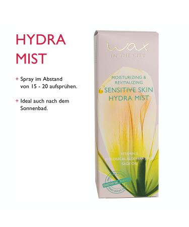 Buy Wax in the City Hydra Mist Aloe Vera Spray - Organic Vegan Moisturizer for Dry Skin & Sunburn Relief | Cooling Body Care - Buy Online on GoSupps.com