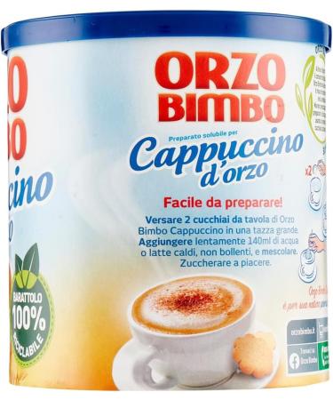 Orzo Bimbo Cappuccino D'orzo Solubile Lot de 6 cappuccino solubles l'orge - Alternative sans caf ine de 150 g + 1 bo te de th glac San Benedetto au citron sans sucre - 330 ml - Buy Online on GoSupps.com