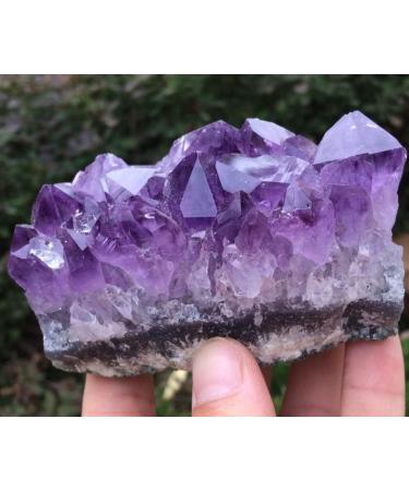 Natural Crystal Rough 150g Natural Amethyst Beautiful Purple Quartz Geode Crystal Cluster Specimen - Buy Online on GoSupps.com
