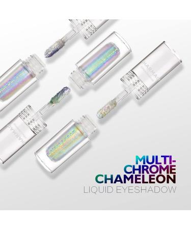 CHARMACY Chameleon Glitter Eyeshadow Liquid - Long-Lasting High Pigment Duochrome Eye Shadow - 1.6g (08) - Buy Online on GoSupps.com