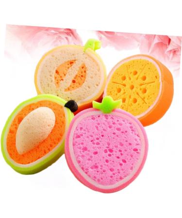 Housoutil 12 Pcs Kids Bath Ball Tools | Fun Pouf Shower Sponge & Bath Sponges for Kids | Pearlescent Baby Blush | Ideal for Body Wash & Bathing - Buy Online on GoSupps.com