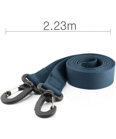 MidGard Kids Ski Safety Belt | Pulling & Learning Aid | Ski Trainer & Horse Leash - Blue - Buy Online on GoSupps.com