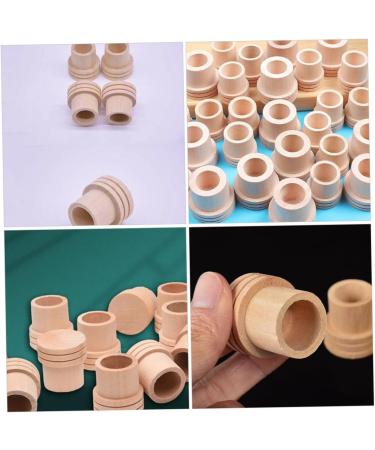 Minkissy 60 STK Moxa Fire Extinguisher - Moxibustion Wood Roller for Safe Massage & Wellness - Buy Online on GoSupps.com