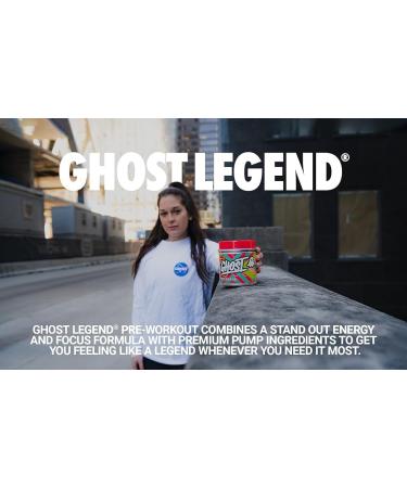 Ghost Legend V3 Pre-Workout | Caffeine L-Citrulline & Beta Alanine Blend for Pump Energy & Focus | Sugar-Free Pre-Workout | 30 Servings 400G (Sour Watermelon) - Buy Online on GoSupps.com