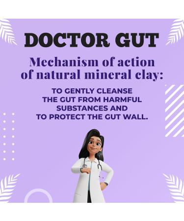Doctor Gut Bloating Relief | Fast & Effective Relief from Bloating Pain, Belching & Fullness| Natural Clay Advanced Formula | 15 Capsules - Buy Online on GoSupps.com