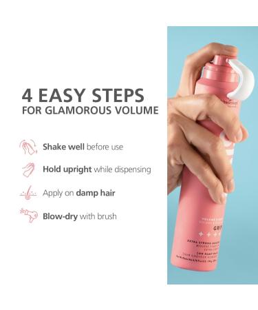 Schwarzkopf NEW OSiS+ Airwhip Flexible Volume Mousse | Non-Crunchy Light to Medium Hold | Hair Volume & Body | Heat Protection up to 250 C/450 F| For All Hair Types 200mL - Buy Online on GoSupps.com
