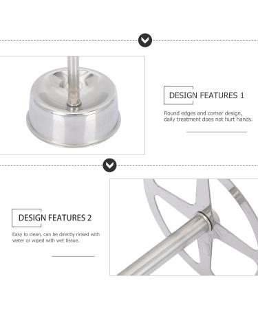 Stainless Steel Divided Toothbrush Toothpaste Holder Stand - Bathroom Vanity Organizer for Toothbrush, Razor, Makeup Brushes - Buy Online on GoSupps.com