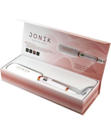 JONIK BEAUTY Professional Hair Straightener & Curler - Infrared Technology Ceramic Tourmaline Plates Glossy White Finish - Buy Online on GoSupps.com