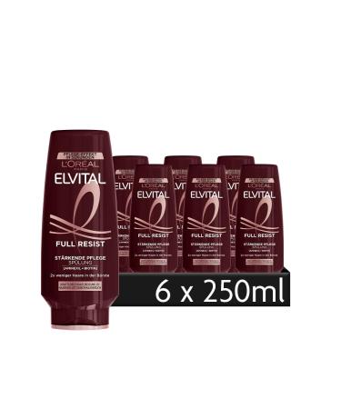 L'Oreal Paris L'Or al Paris Elvital Full Resist Power Booster Anti-hair loss conditioner for fragile and brittle hair with biotin 6 x 250 ml