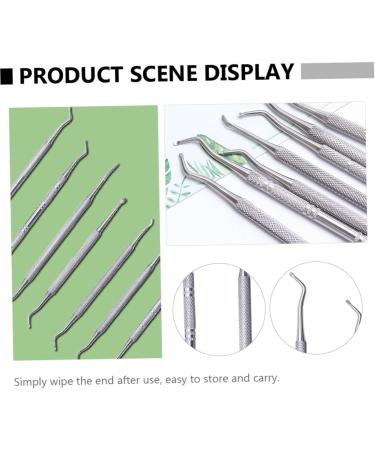 Beavorty 1 Set Manicure tools reverse curved fine tip cuticle tool metal nail pusher cuticle spoon cuticle stick pusher manicure nail trimmer dead skin remover Stainless steel Shaper major - Buy Online on GoSupps.com