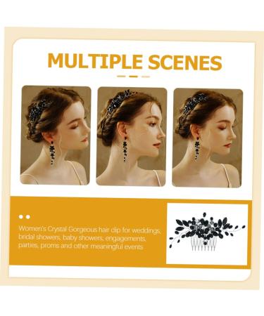 Mikinona girl accessories rhinestones Hair up prom wedding headpieces wedding tiara headgear bridesmaid bridal comb barrette halloween flower girl headpieces flower girl wedding - Buy Online on GoSupps.com