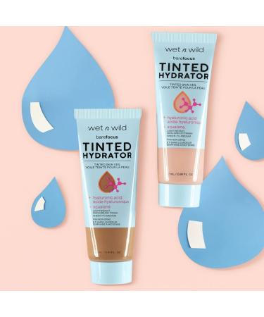 Wet n Wild Bare Focus Tinted Hydrator - Porcelain, Matte Finish, Oil-Free Makeup with Hyaluronic Acid for Moisturizing, Sheer to Medium Coverage - Buy Online on GoSupps.com