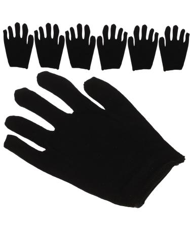 minkissy 12 Pairs Safety Gloves Gardening Gloves Industrial Gloves Car Driving Gloves Manual Job Gloves Black Gloves Womens Gloves White Gloves Moisturizing Cotton Gloves Protective Gloves