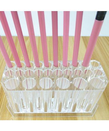 TRRAPLE Acrylic Eyeliner Lip Liner Holder Organizer Clear Makeup Brush Holder 26 Slots Eyeliner Display Organizer for Cosmetic Beauty Brushes - Buy Online on GoSupps.com
