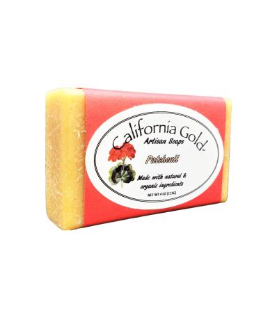California Gold Artisan Soaps Patchouli Bar Soap 1-4oz. Bar