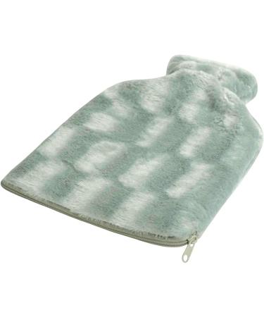 Premium 2L Hot Water Bottle with Cozy Ice Blue Cover | T V Rheinland BS1970:2012 Certified - Buy Online on GoSupps.com
