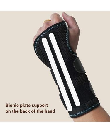 SUNGOOYUE Wrist Brace for Carpal Tunnel | Breathable Fabric & Removable Splint | Steel Plate Support for Arthritis & Tendonitis | Left Hand Relief | International Shipping Available - Buy Online on GoSupps.com
