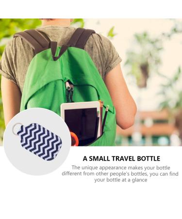 Ultechnovo 6-Piece Refillable Travel Bottles Set - Neoprene Key Emulsion & Shampoo Covers - Clamshell Soap Dispenser - 12x6cm - Sorted Colors - Buy Online on GoSupps.com