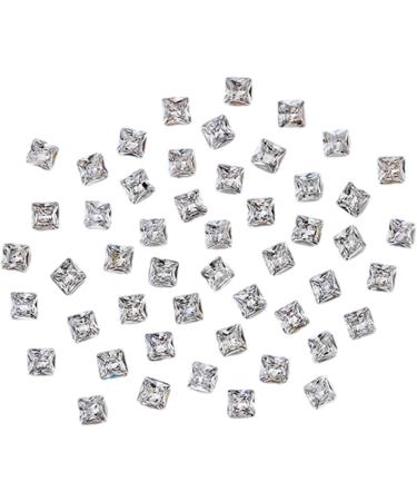 Unique Square Pointed Bottom Rhinestones For Nail Decoration Eye Catching Nail Accessories Square Pointed Bottom Rhinestones Purple middle - Buy Online on GoSupps.com