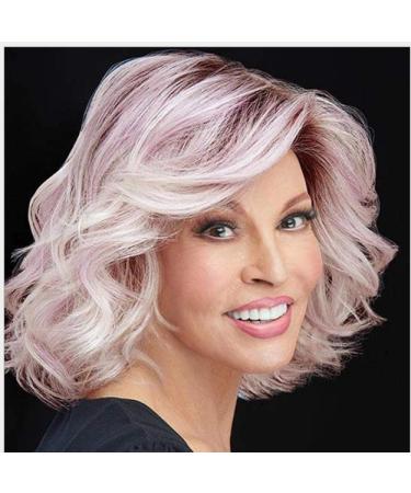 BGHJUE Pink Curly Lace Front Wig - Pre Plucked Human Hair for Black Women | Brazilian Remy Quality - Buy Online on GoSupps.com