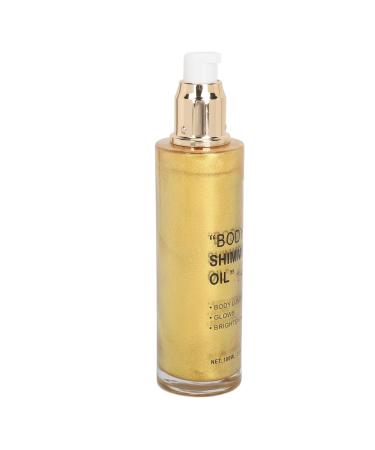 Body Glitter Oi Long Lasting Body Highlight Liquid for Face Leg Arm (Gold)