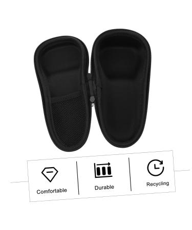 Lurrose Portable Razor Travel Bag - PU Leather Storage Box & Clipper Case for Men | Hard Case Shaving & Shaver Organizer - International Shipping Available - Buy Online on GoSupps.com