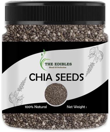 THE EDIBLES Combo Seeds Raw Chia Seeds Superfood For Eating and Raw Sunflower Seeds for Eating Healthy Seeds 250 gms Each Total 500 gms_Packing May Vary - Buy Online on GoSupps.com