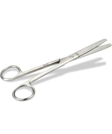 Turning scissors Huge selection 10.5-20 cm made of stainless special steel (18 cm cutting surface: straight / shape: round round) 18 cm cutting surface: straight / shape: round round