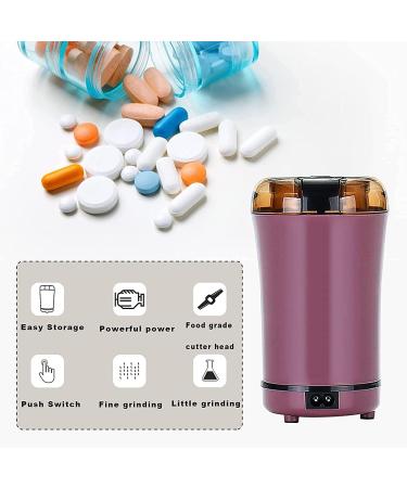Buy Multifunctional Electric Pill Crusher Grinder - Fine Powder Pulverizer for Medications & Vitamins - Ideal for Feeding Tubes Kids Elderly & Pets (Purple) - Fast International Shipping - Buy Online on GoSupps.com