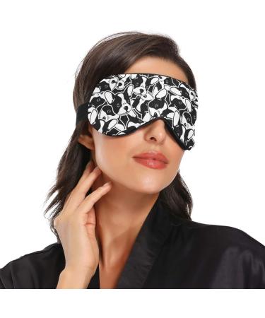 ALAZA French Bulldog Puppy Sleep Mask for Women and Men - Funny Cooling Eye Mask with Elastic Strip - Buy Online on GoSupps.com