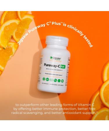 Jigsaw Health Pureway-C Plus 120 Capsules | L-Lysine & Quercefit Immunity Support - Buy Online on GoSupps.com